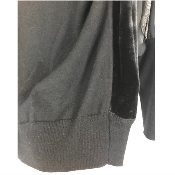 Etcetera Silk Velvet Blouse Sheer Sleeves - Picture 7 of 12